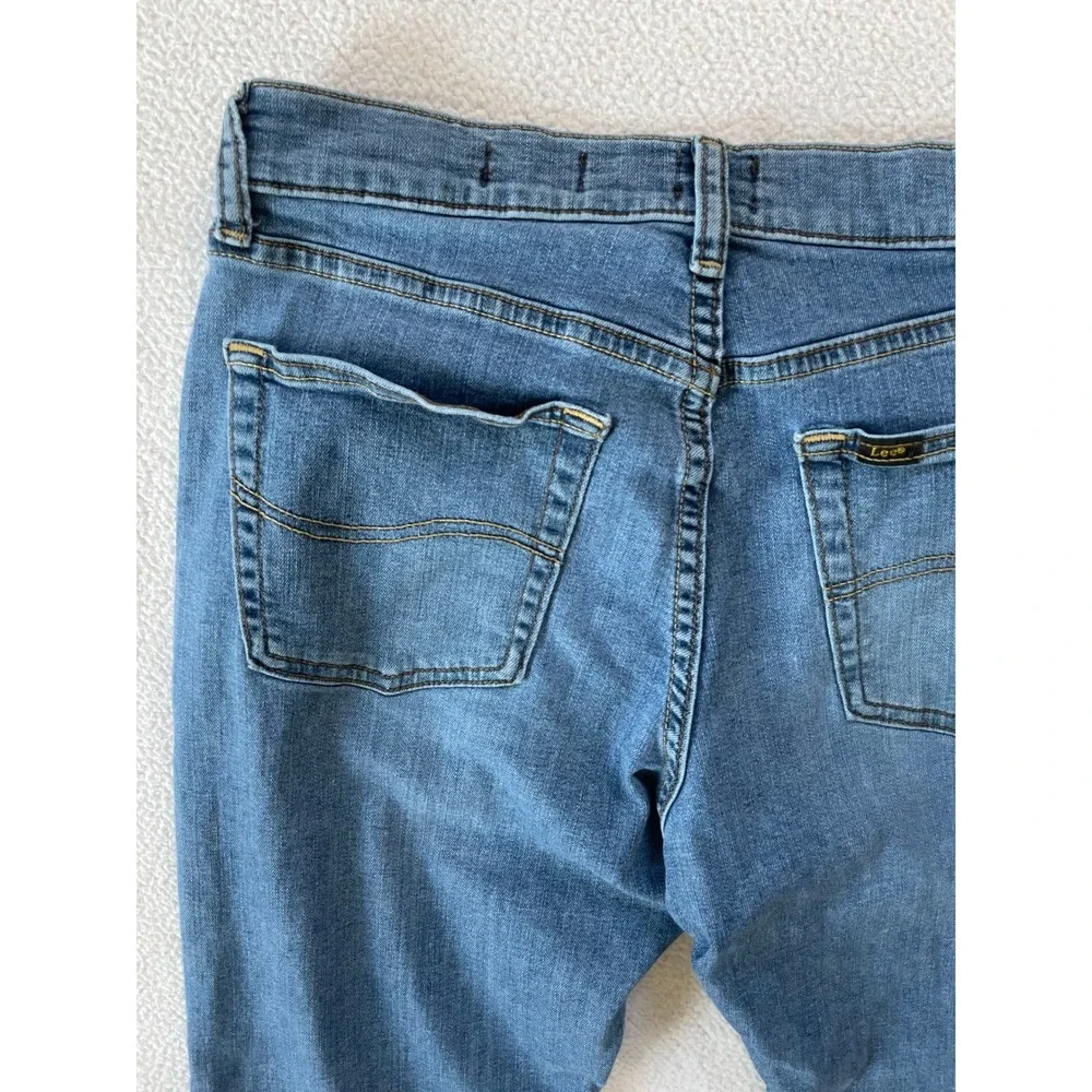 Lee Mens 31x26 Classic Fit Jeans Blue S Gene Cone Denim Stretch 2006850 Hemmed